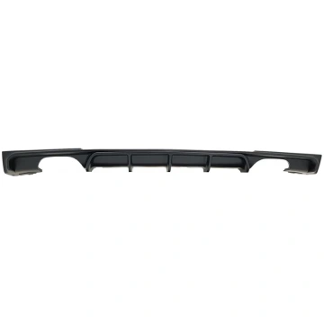 Rear Bumper Spoiler Valance Diffuser Double Outlet