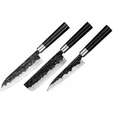Samura Blacksmith, 3-piece kitchen knife set (Niki