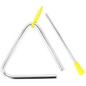 Hand Percussion Triangle with Striker T-10 Trijstū