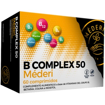 B Complex 50 60 Capsules Méderi Nutrición Integrat