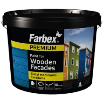 Krāsa Koka Fasādēm Farbex 12kg