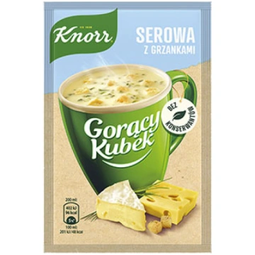Krēmzupa Knorr CAS siera ar grauzdiņiem 22g
