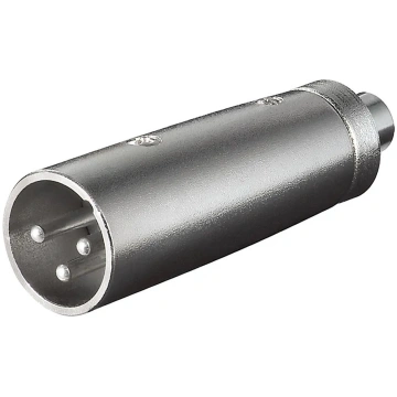 Goobay 27458 kabeļa dzimuma maiņotājs XLR RCA sudr