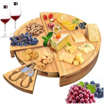 Tapasu dēlis - Komplektā ietilpst siera naži - Bam