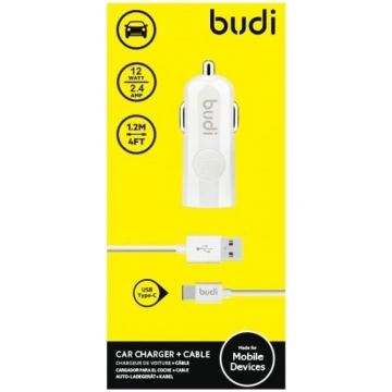 Ladowarka Budi 1x USB-A 2.4 A (BD062T) BD062T (697