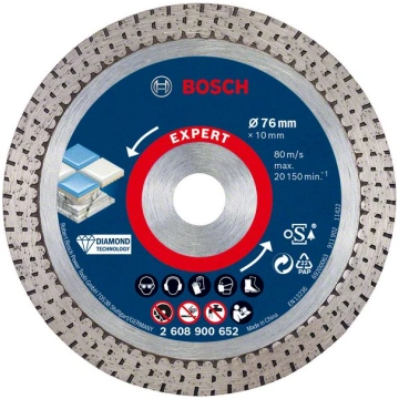 EXPERT HardCeramic 76 mm dimanta griezējdiski D76m