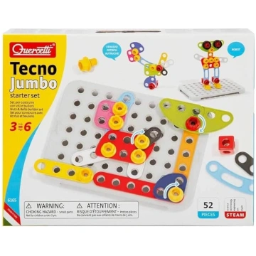 Quercetti - Tecno Jumbo sākuma komplekts 6165, krā