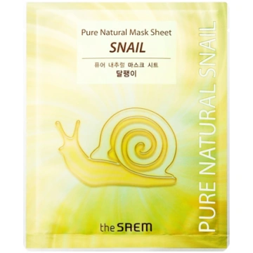 THE SAEM Pure Natural Snail Sheet Mask 20ml