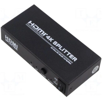Splitter | HDMI 1.4 | black | Input: DC socket,HDM