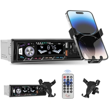 Inefala Auto Bluetooth 1 DIN radio ar tālvadības p