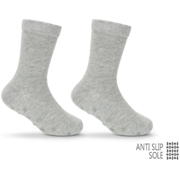 Unisex zeķes ar ABS be Snazzy SK-25, pelēkas