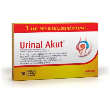 WALMARK URINAL Idelyn Akut tabletes, 10 gab