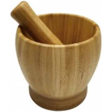 KING HOFF Bambusa java un piestu bļoda, 11.7cm x 1