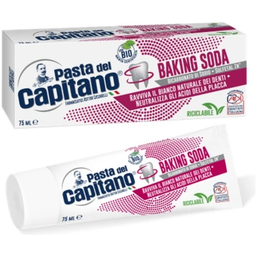 CICCARELLI Capitano Baking Soda zobu pasta, 75 ml 
