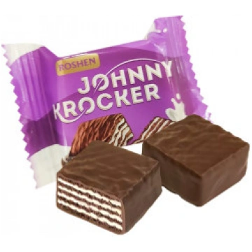 Vafeļu konfektes šokolādes glazūrā Johnny