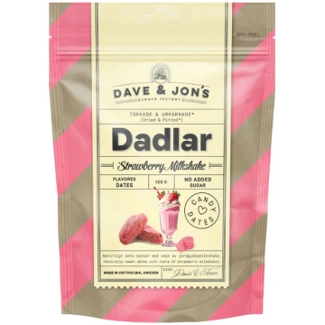 Dave & Jon’s garšotie dateles - Strawberry Milksha