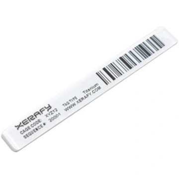Zebra Metal Skin Titanium - RFID labels - glossy w