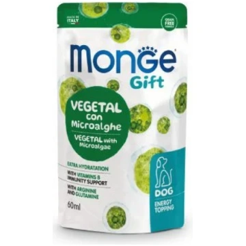 Monge Gift Dog TOPPING Vegetal Microalgae šķidrs k