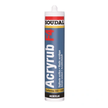 Silicone acrilico bianco Acryrub F4 verniciabile S