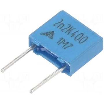 Capacitor: polyester | 2.2nF | 200VAC | 400VDC | 5