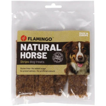 Flamingo Natural Horse - dabīgas suņu uzkodas, zir