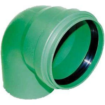 PP gludsienu līkums DN200 45° SN10 Wavin 860309