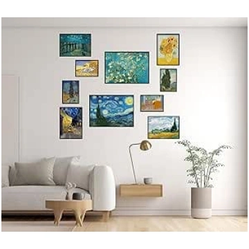 10 sienu plakātu komplekts - Vinsenta van Goga lab