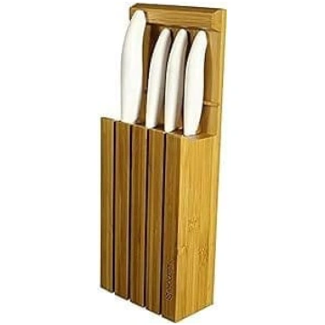 Kyocera Bamboo Block ar 4 GEN White Messern Messer
