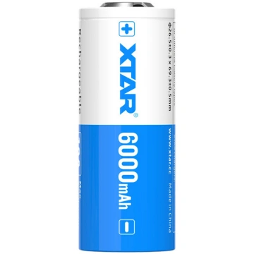XTAR 26650 6000mAh akumulators 6952918302315