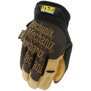 Darba cimdi DURAHIDE, melni/brūni, 10/L, MECHANIX 