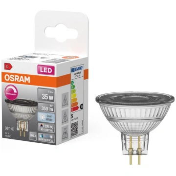 LED aptumšojama reflektora spuldze MR16 GU5,3/5W/1