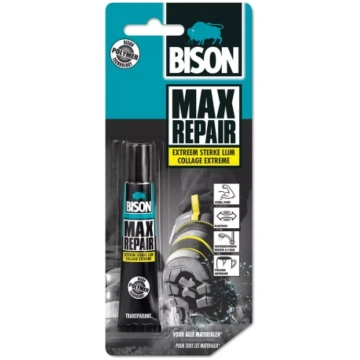Bison MAX REPAIR 8g Caurspīdīga ūdensizturīga elas