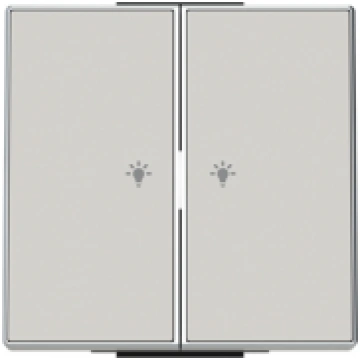 Rocker Symbol "light" for Switch/push button, Two-