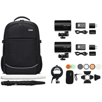Godox AD100 PRO TTL 2 flashes backpack kit