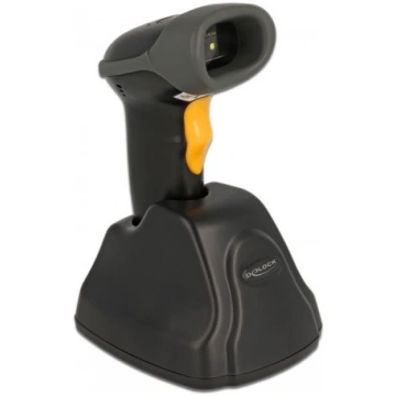 Delock 2,4 GHz Barcode Scanner 1D und 2D mit Lades