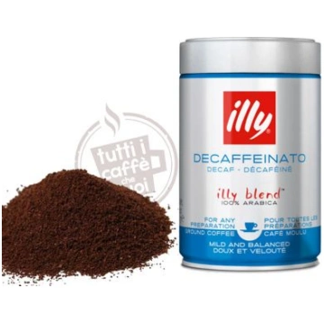 illy espresso decaffeinato macinato