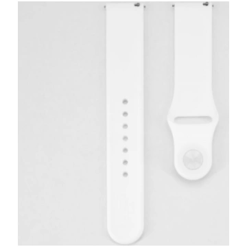 Connect 22mm Silicone Loop (S/M 110mm) White CONUN