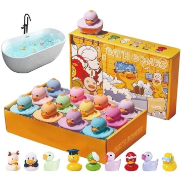 Badebonbons,12 Stück mit süßen Enten - Kinder Dusc