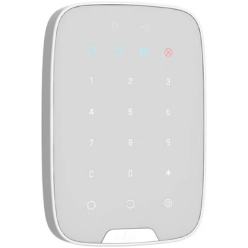 AJAX KeyPad Plus bezvadu vadības tastatūra, balta