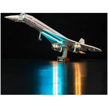 LocoLee Gaisma, saderīga ar Lego Concorde, LED apg
