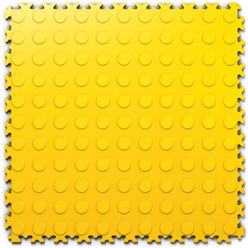 PVC Flīzes FORTELOCK INDUSTRY Yellow Coin