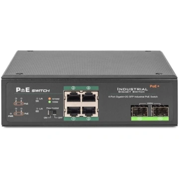 Digitus 4 port Gigabit Ethernet network PoE switch