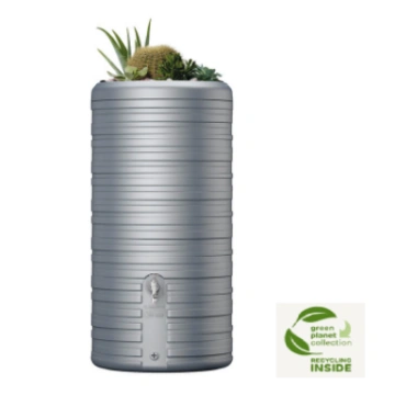 Dekoratīvā tvertne Nordic 2in1, 300 L, akmens pelē