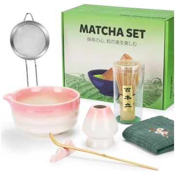 Alyvisun - Matcha tējas komplekts ar bļodu, slotiņ