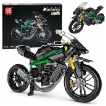 LEAN Toys Construction Bricks Racing Motorcycle Sp