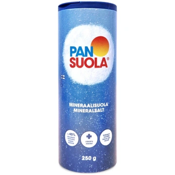 PanSalt mineralizētais galda sāls ar jodu, 250 g