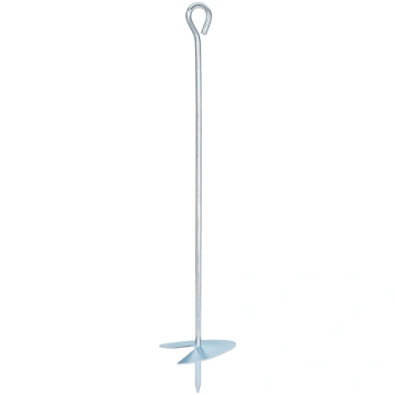 Zemes enkurs 10 pcs sudraba ø10 x 50 cm cinkots me