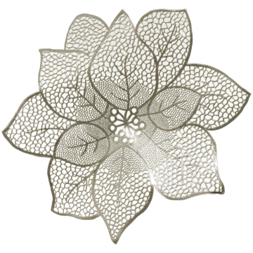 Galda paklājs FLOWER, zelta krās., pvc