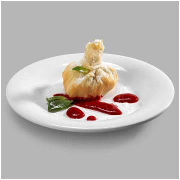 Dinner plate with rim in melamine Model MP22113 Ri