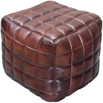 Invicta Interior Design Real Leather Stool Rider B